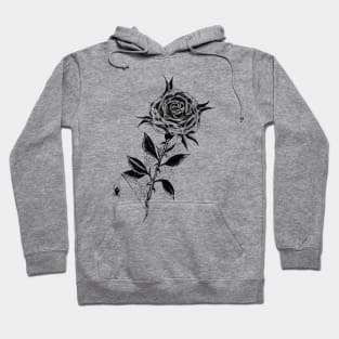 Spiderweb Rose Hoodie